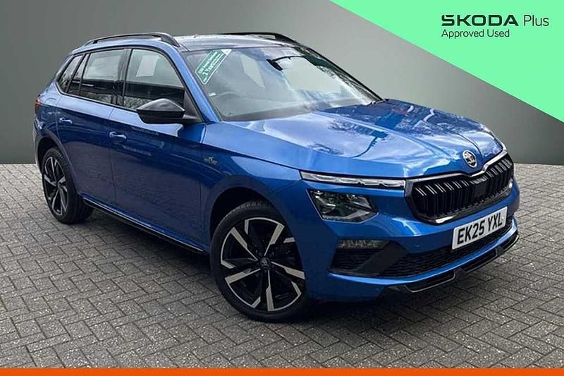Used Skoda Kamiq Monte Carlo 110 HP (80 kW) 2025 Race blue metallic SUV