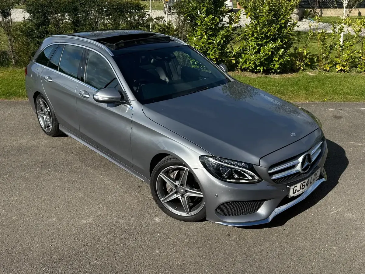 Used Mercedes C220 AMG Line Premium 2014 Silver Estate