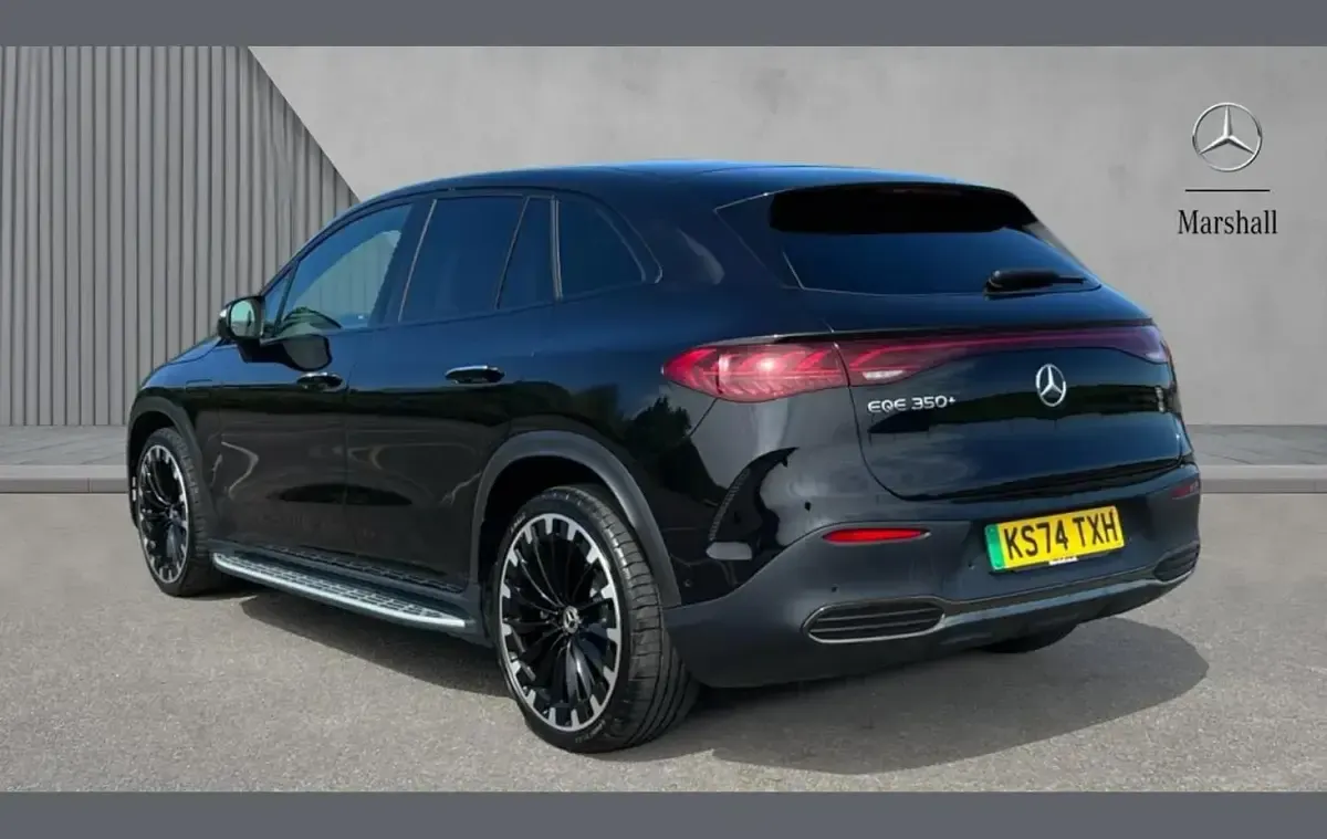 Used Mercedes EQE350 AMG line 214 kW (292 HP) 2025 Obsidian black metallic Sedan