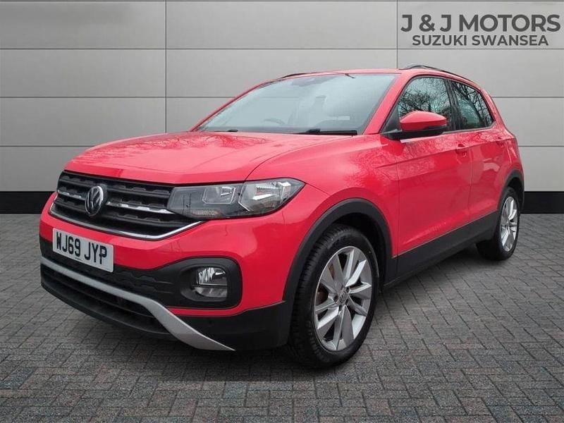 Used VW T-Cross SE 115 HP (84 kW) 2019 Red SUV