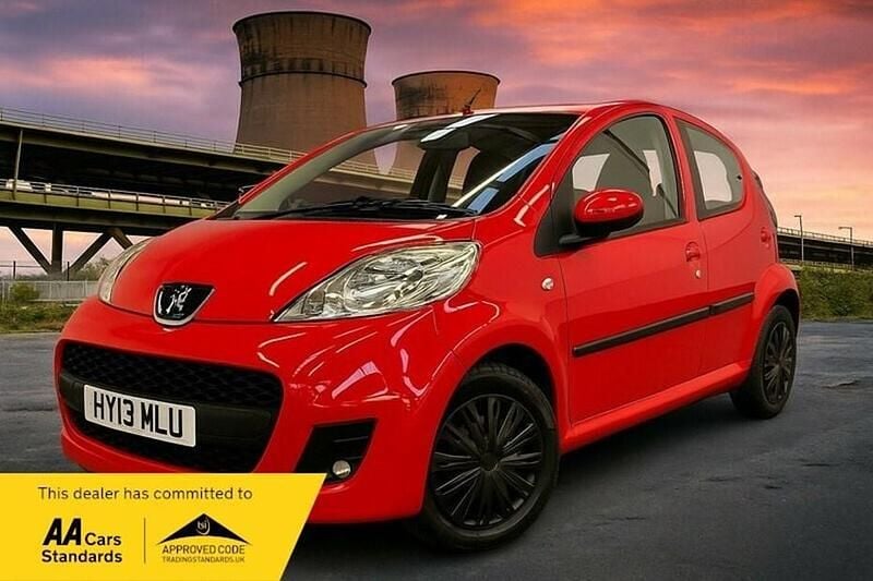 Red Used 2013 Peugeot 107 Active Hatchback | £2,690 (Good price) - Image 1/1