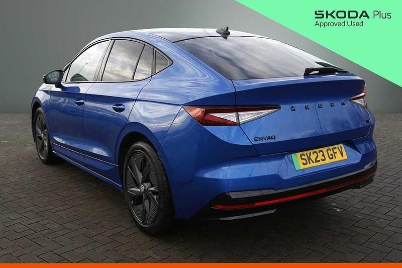 Used Skoda Enyaq iV vRS 219 kW (299 HP) 2023 Blue SUV