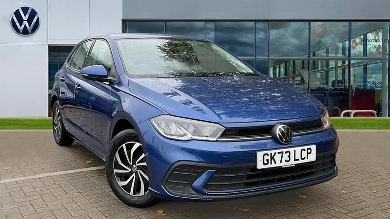 Reef blue metallic Used 2023 VW Polo Life Hatchback | £16,876 (Fair price) - Image 1/4
