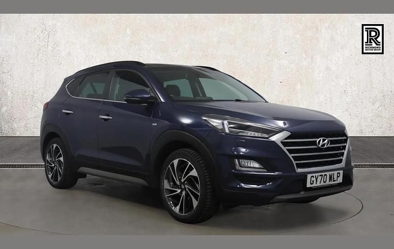 Used Hyundai Tucson Premium SE 136 HP (100 kW) 2020 Blue SUV