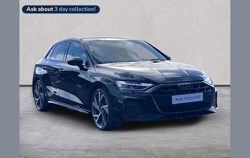 Used Audi A3 Black Edition 150 HP (110 kW) 2025 Black Hatchback