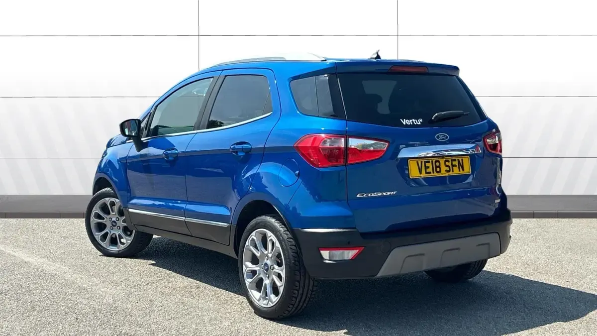 Used Ford Ecosport Titanium 125 HP (91 kW) 2018 Blue SUV