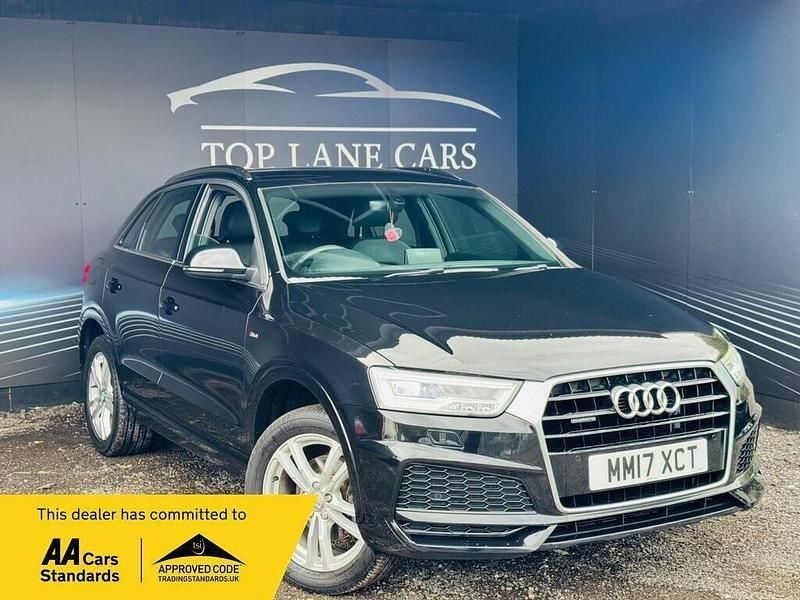Black Used 2017 Audi Q3 S-Line SUV | £9,945 (Good price) - Image 1/3