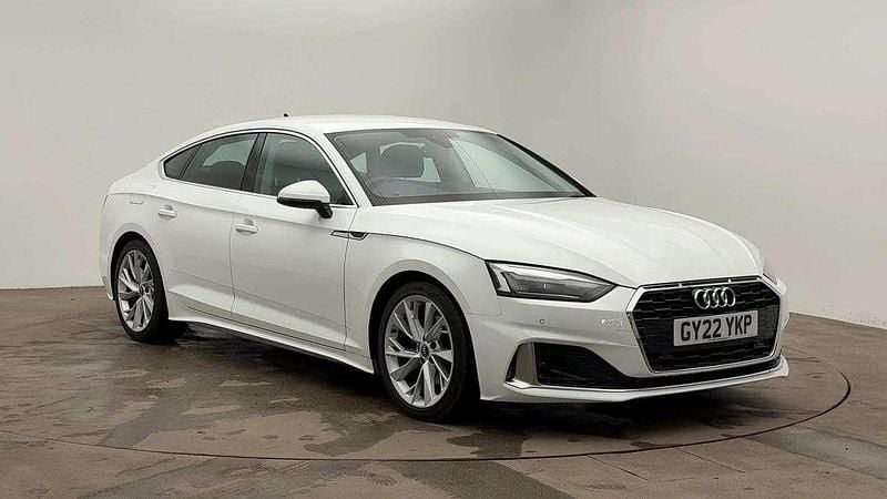 White Used 2022 Audi A5 Sportback Sport Hatchback | £24,995 (Fair price) - Image 1/4