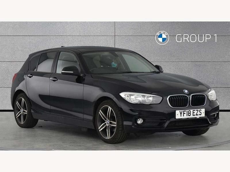 Black Used 2018 BMW 118 Sport Line Hatchback | £8,990 (Fair price) - Image 1/4