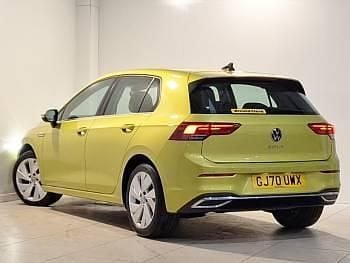 Used VW Golf VII Style 150 HP (110 kW) 2020 Yellow Hatchback