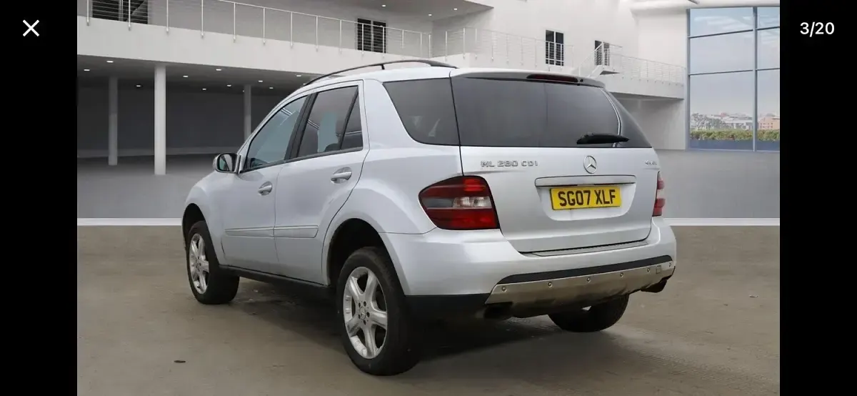 Used Mercedes ML280 2007 Silver SUV
