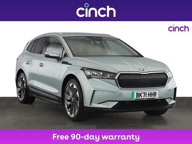 Silver Used 2021 Skoda Enyaq iV Suite SUV | £19,999 (Fair price) - Image 1/3