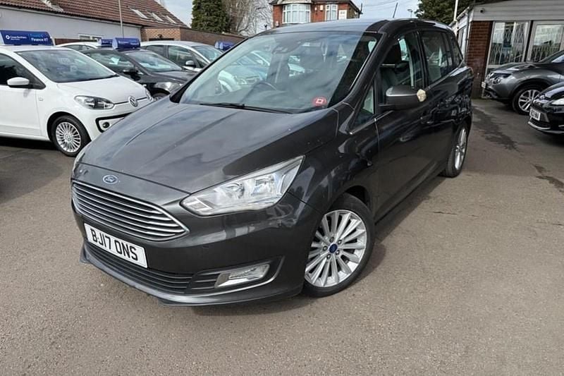 Used Ford Grand C-Max Titanium 120 HP (88 kW) 2017 Grey MPV