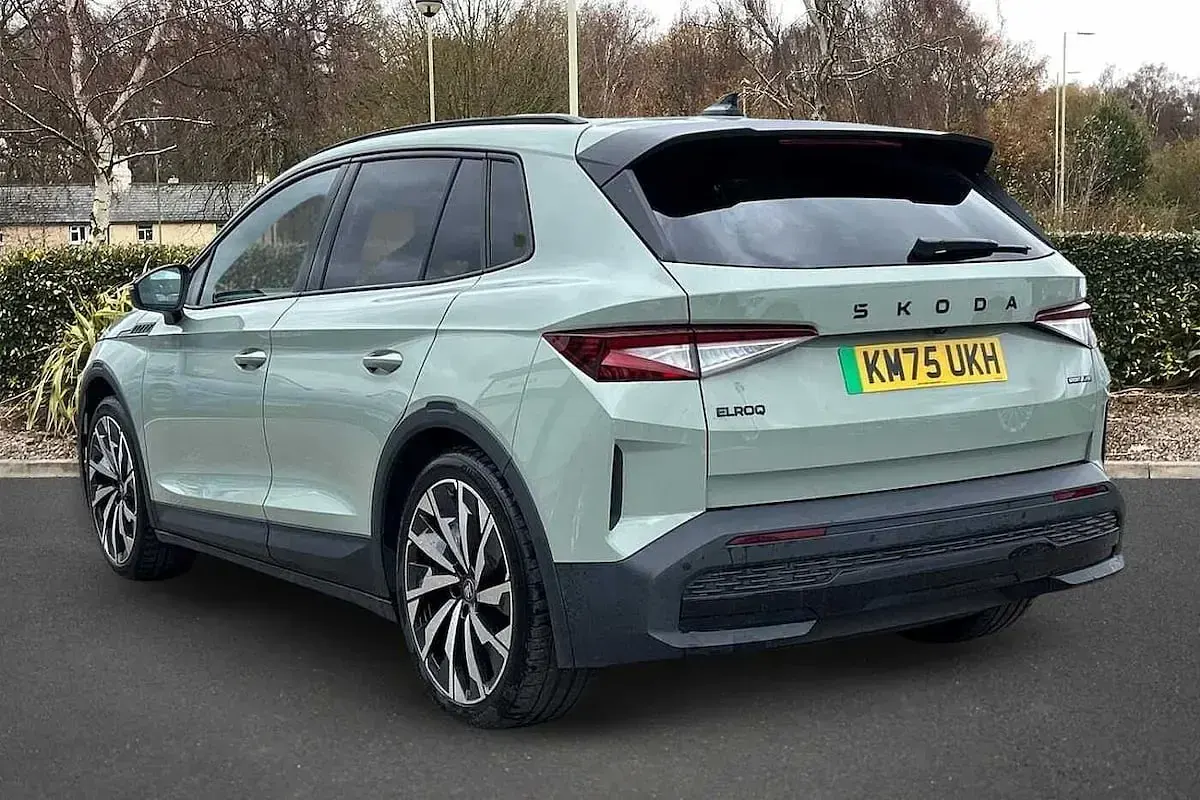 Used Skoda Elroq SportLine 154 kW (210 HP) 2025 Timiano green SUV