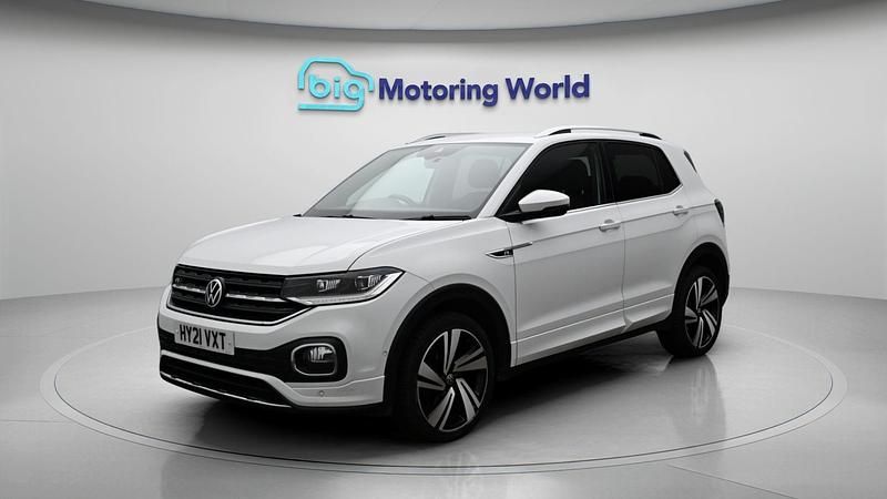 Used VW T-Cross R-line 148 HP (108 kW) 2021 White SUV