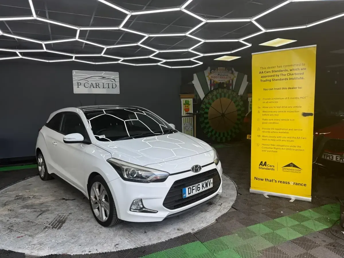 Used Hyundai i20 Sport 84 HP (61 kW) 2016 White Coupe