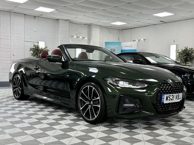 Green Used 2021 BMW 430 Cabriolet M Sport Cabriolet | £30,991 (Fair price) - Image 1/4