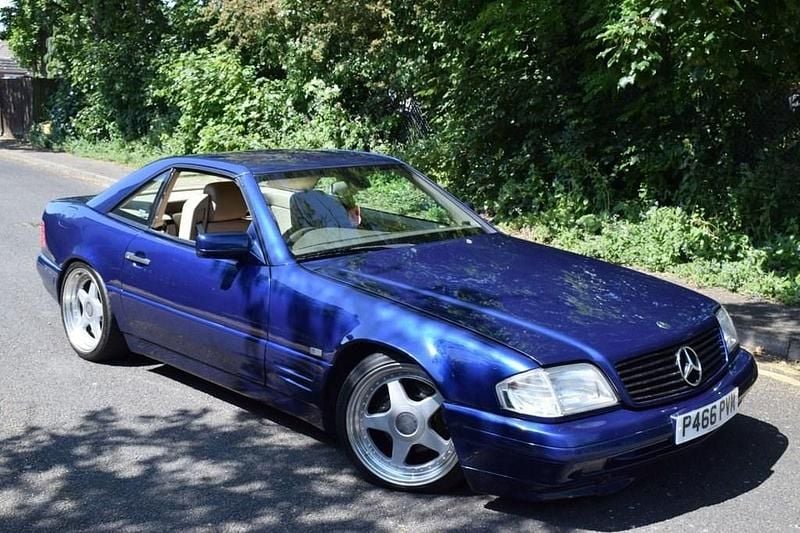 Used Mercedes SL320 228 HP (167 kW) 1996 Blue Cabriolet