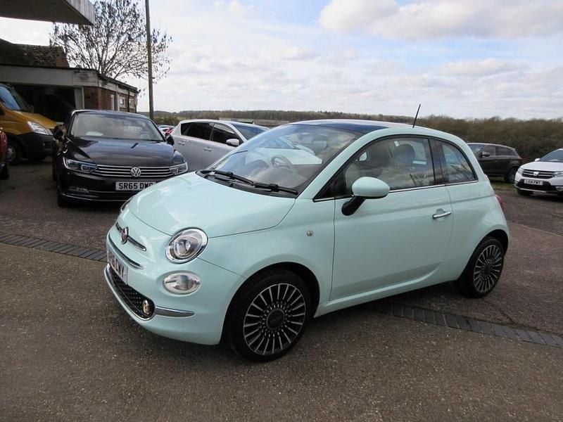 Used Fiat 500 Lounge 69 HP (50 kW) 2016 Green Hatchback