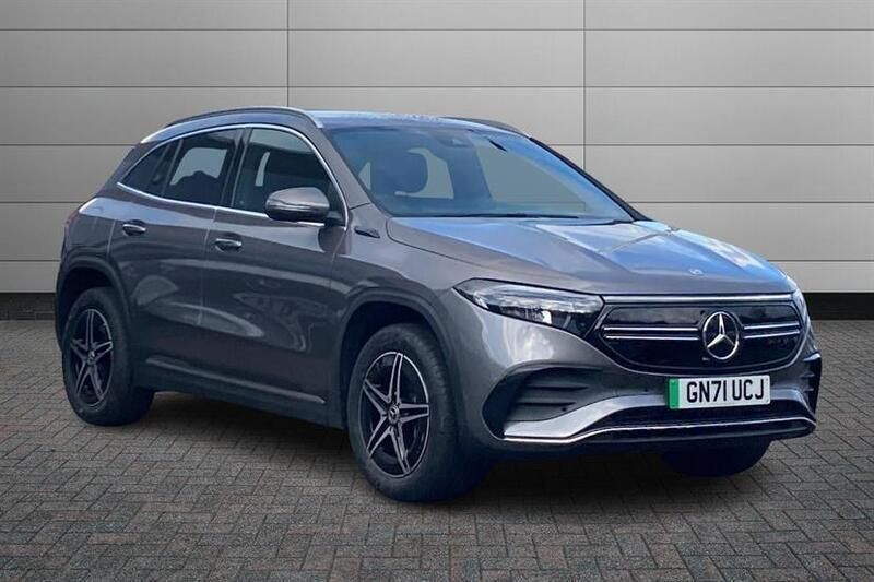 Mountain grey Used 2021 Mercedes EQA350 AMG line SUV | £23,569 (Good price) - Image 1/4