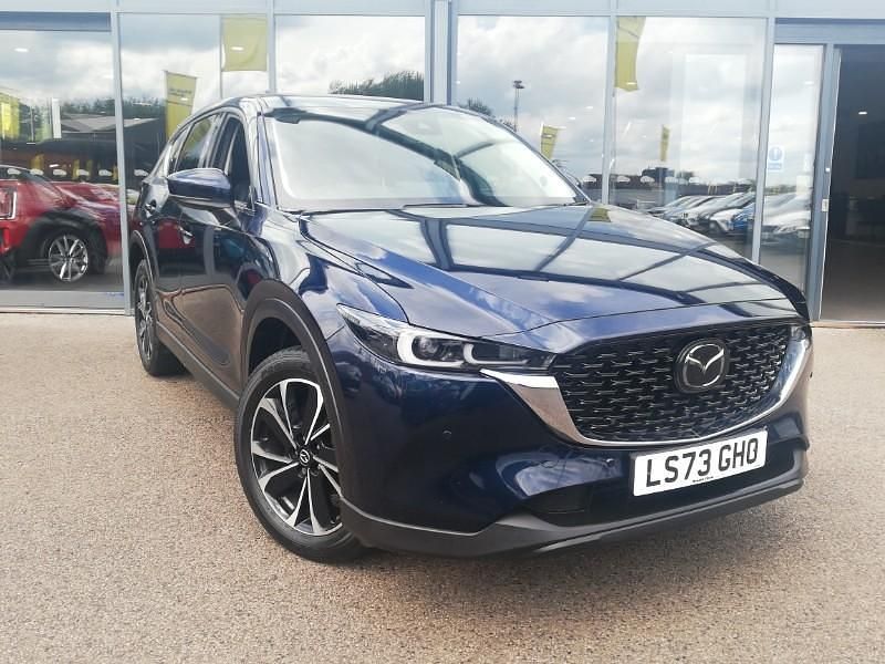 Blue Used 2023 Mazda CX-5 Exclusive-Line SUV | £20,998 (Fair price) - Image 1/4