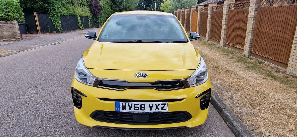 Used Kia Rio GT-Line S 118 HP (86 kW) 2018 Yellow Hatchback