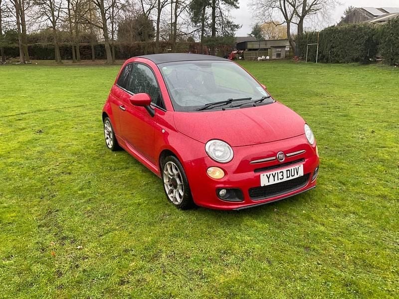 Used Fiat 500 S 2013 Red Cabriolet