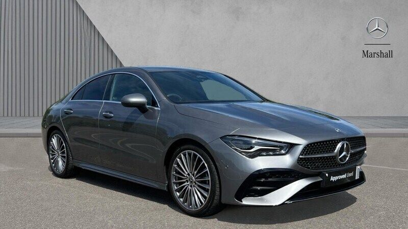 Grey Used 2023 Mercedes CLA200 AMG Line Premium Coupe | £28,834 (Fair price) - Image 1/4