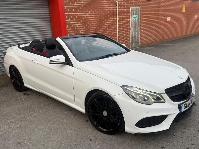 Used Mercedes E220 AMG 2014 White Cabriolet