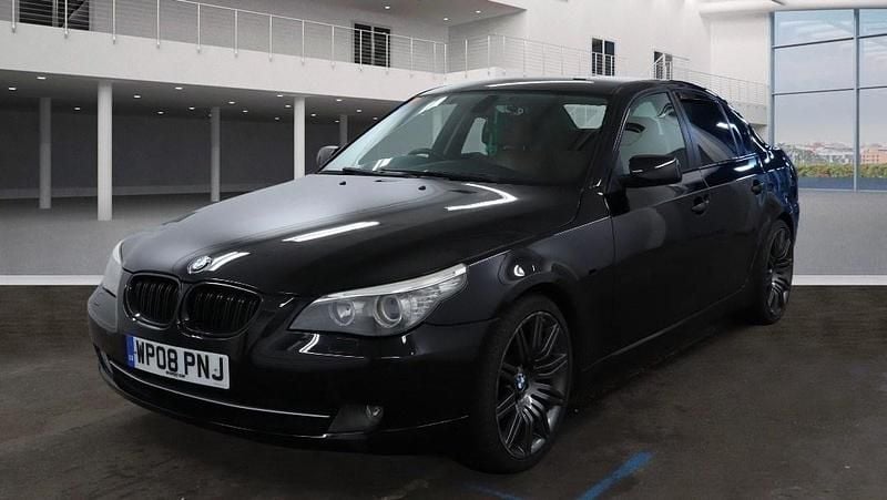 Used BMW 520 2008 Black Sedan