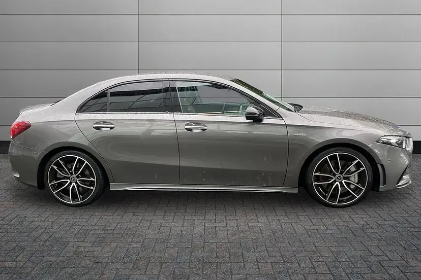 Used Mercedes A35 AMG Premium 306 HP (225 kW) 2021 Mountain grey Sedan