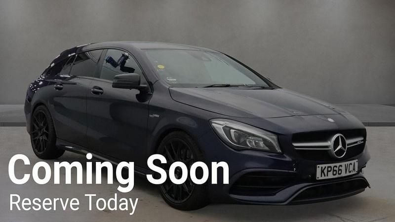 Used Mercedes CLA45 AMG 2017 Blue Estate