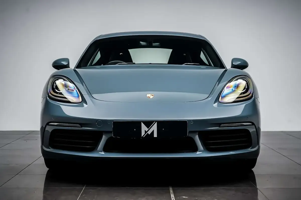 Used Porsche 718 350 HP (257 kW) 2017 Blue Coupe