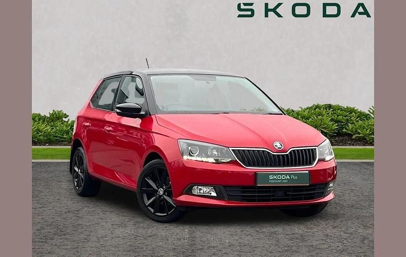 Used Skoda Fabia Colour Edition 94 HP (69 kW) 2018 Red Hatchback