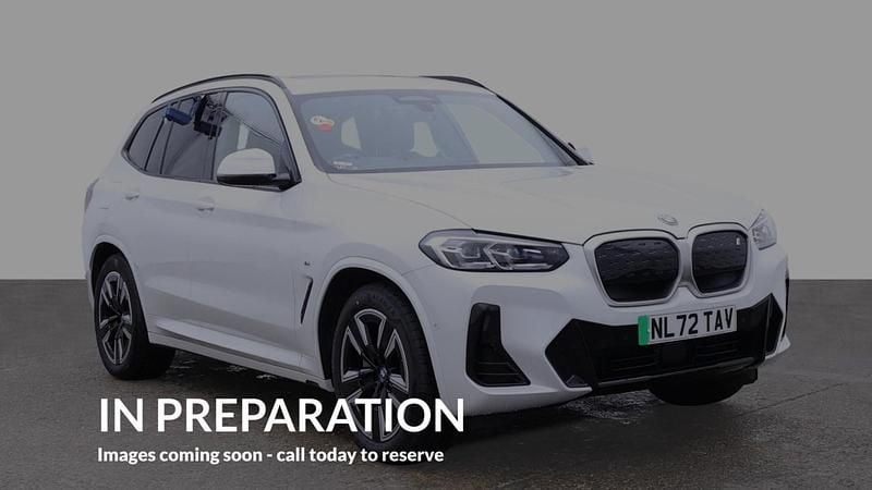 White Used 2022 BMW iX3 M Sport SUV | £27,455 (Good price) - Image 1/4