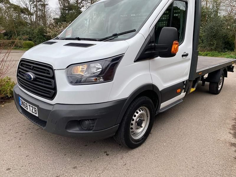 Used Ford Transit 130 HP (95 kW) 2018 White Cabriolet