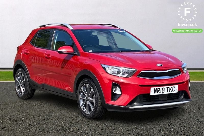 Red Used 2019 Kia Stonic 3 SUV | £12,499 (Good price) - Image 1/3