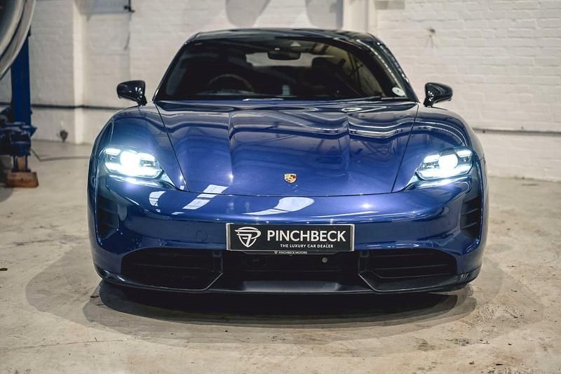 Used Porsche Taycan Turbo S 2020 Blue Sedan