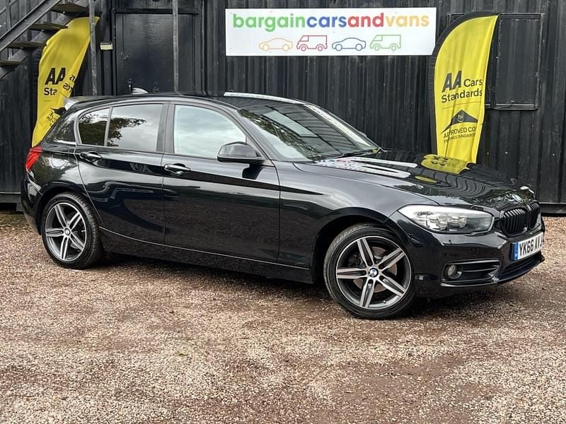 Black Used 2016 BMW 120 Sport Line Hatchback | £10,250 (Fair price) - Image 1/4