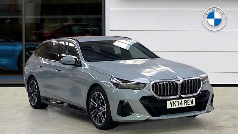 Grey Used 2025 BMW 530e M Sport Estate | £46,400 (Good price) - Image 1/4