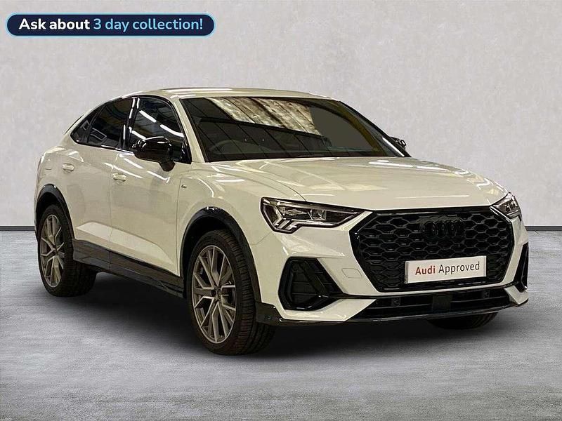 White Used 2025 Audi Q3 Black Edition SUV | £38,677 (A bit pricey) - Image 1/4