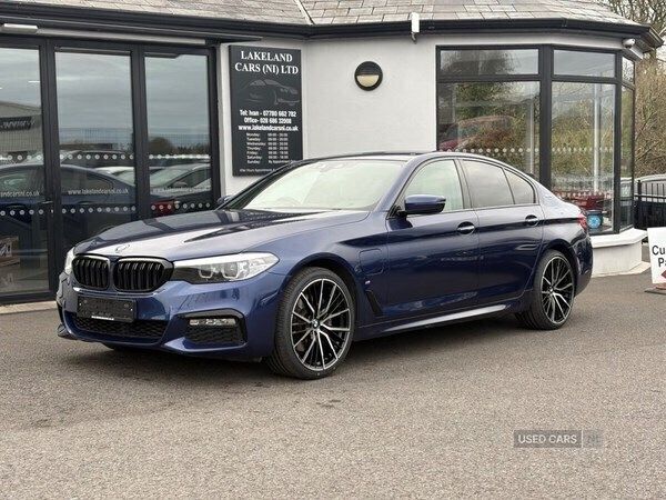 Blue Used 2017 BMW 530e M Sport Sedan | £14,995 - Image 1/4