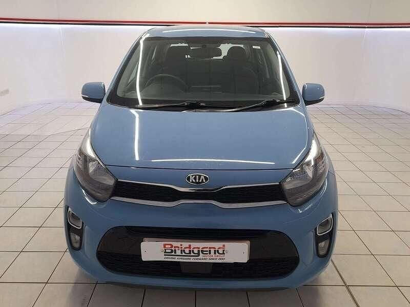 Used Kia Picanto 84 HP (61 kW) 2019 Blue Hatchback
