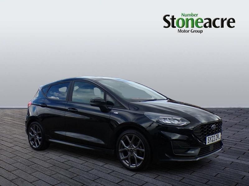 Black Used 2023 Ford Fiesta ST-Line Hatchback | £14,595 (Fair price) - Image 1/4