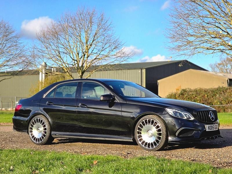 Used Mercedes E220 AMG 2015 Black Sedan