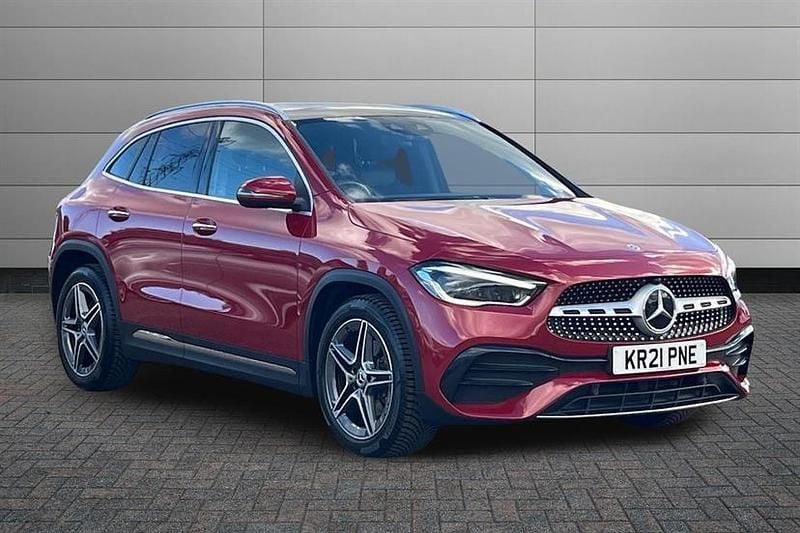 Red Used 2021 Mercedes GLA220 AMG Line Premium Plus SUV | £27,990 (Fair price) - Image 1/4