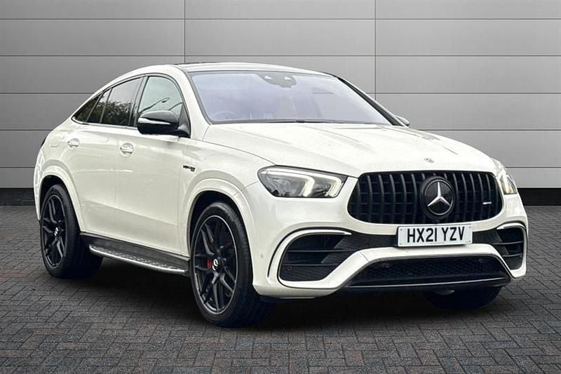 Diamond white Used 2021 Mercedes GLE63 AMG Premium Plus Estate | £74,850 (Fair price) - Image 1/4