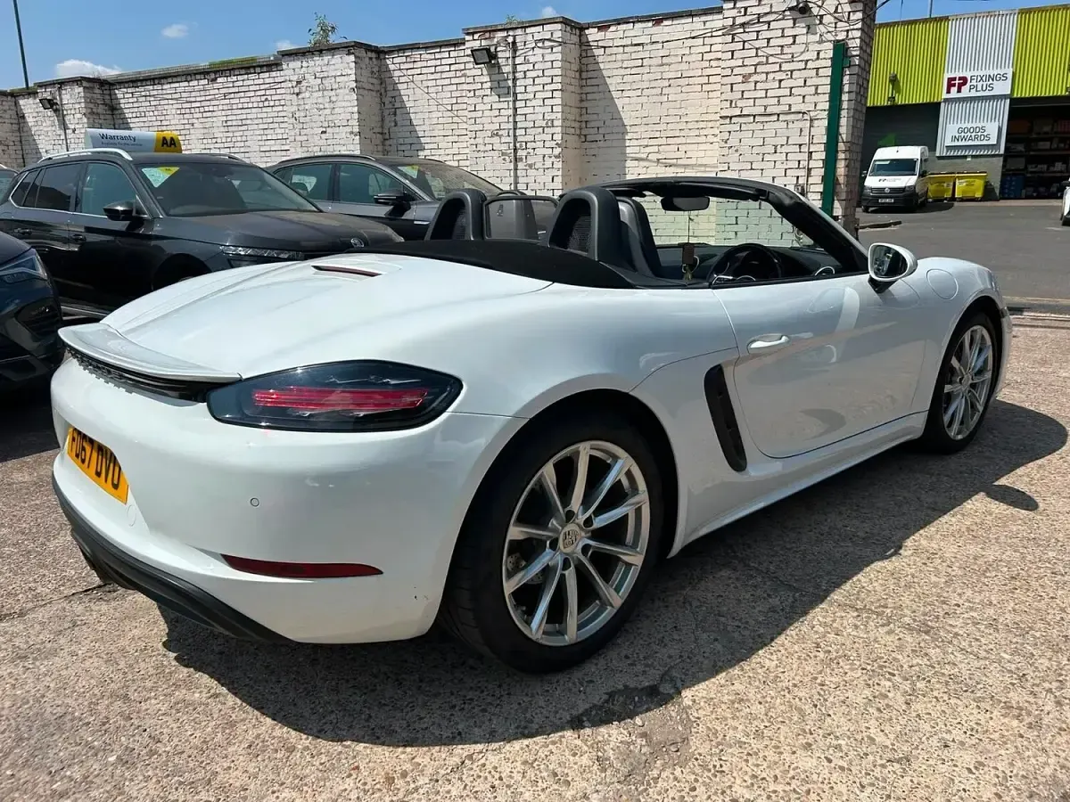 Used Porsche Boxster 2017 White Cabriolet