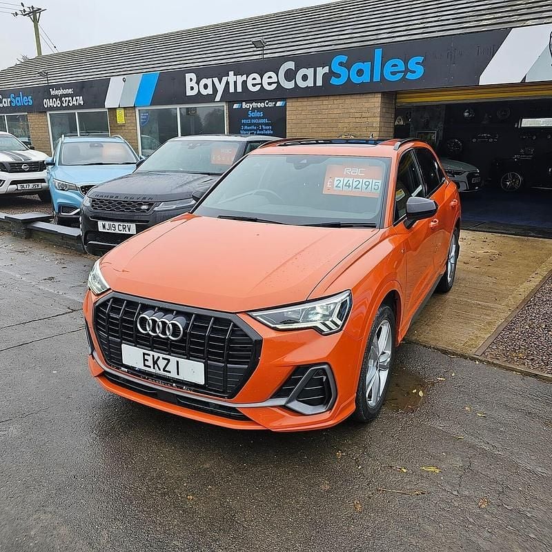 Used Audi Q3 S-Line 190 HP (139 kW) 2019 Orange SUV