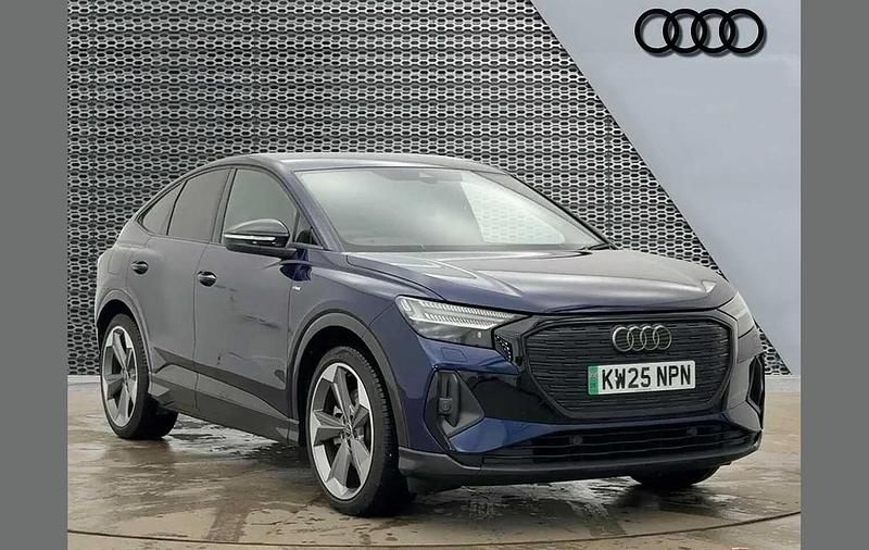 Used Audi Q4 Sportback e-tron Black Edition 210 kW (286 HP) 2025 Blue SUV